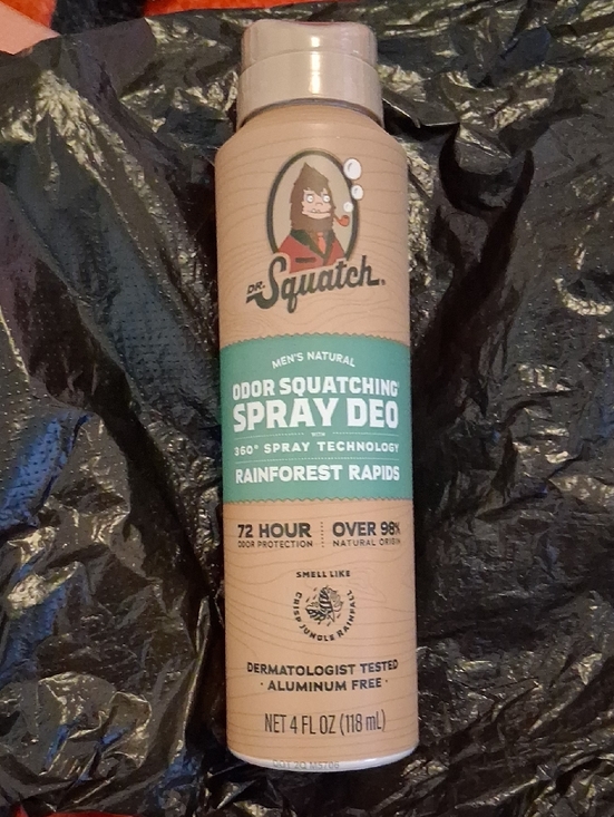 Dr. Squatch Other - Dr. Squatch Odor Squatching Spray Deo - Rainforest Rapids (Beige & Teal)